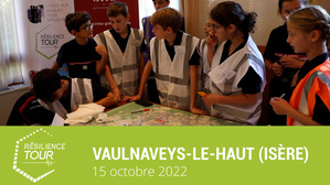 Rsilience TOUR 2022 - tape Isre avec les Jeunes Sapeurs Pompiers de Vaulnaveys-le-Haut