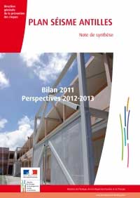 Plan sisme Antilles : Bilan 2011. Perspectives 2012-2013