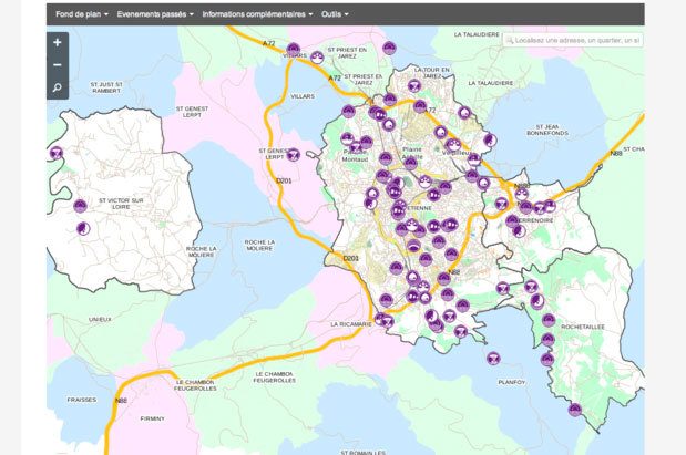 Un Document d’Information Communal sur les Risques Majeurs (DICRIM) interactif pour la ville de Saint-Etienne