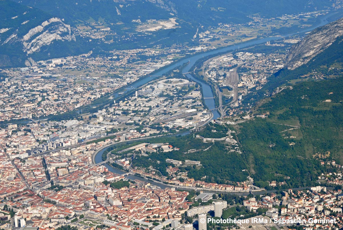 SAINT MARTIN D HERES la vallée de l Isère Sites à risques Vue