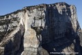 Pilier nord-est du Granier : vue sur les boulements d'avril-mai 2016 et le ravin du Diable