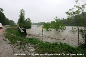 inondation de plaine - GRESY-SUR-ISERE