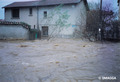 Crue du Garon  Brignais - inondation au niveau des anciens bureaux du syndicat