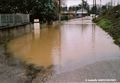 Crue du Garon et inondation du chemin des Charmes  Grigny le 2 dcembre 2003