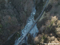 Divagations du torrent de Montfort sur les rails du funiculaire du Plateau des Petites Roches