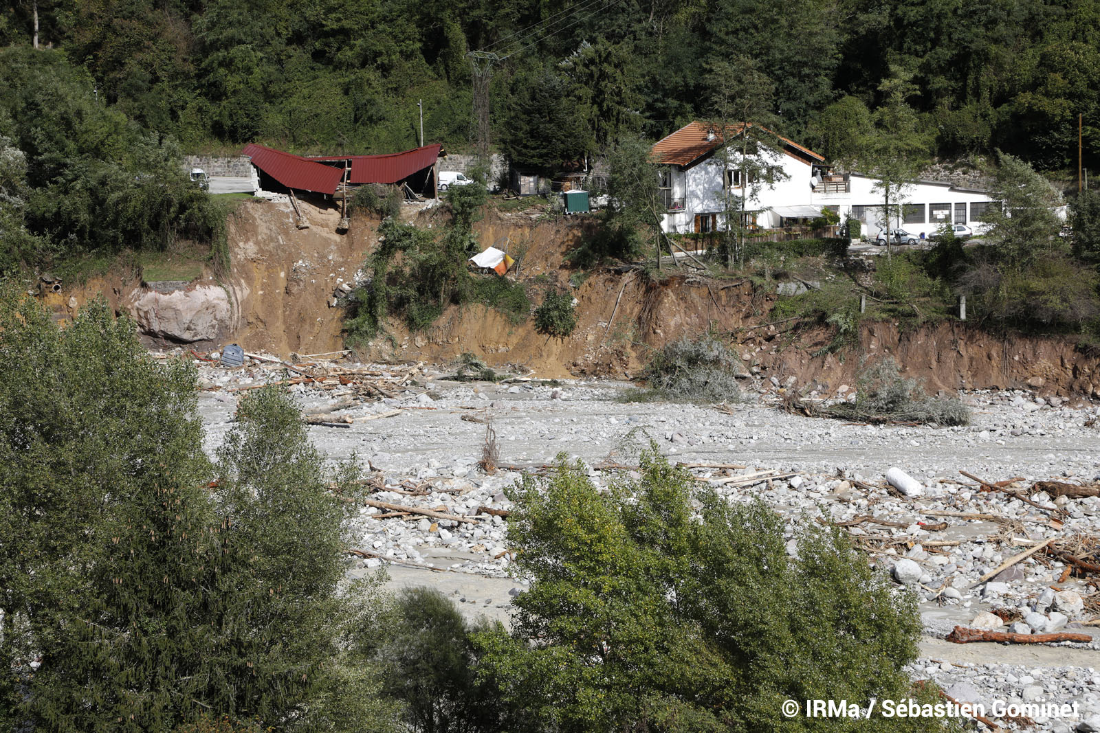 Roquebilliere Crue Torrentielle Catastrophes Naturelles Crue De