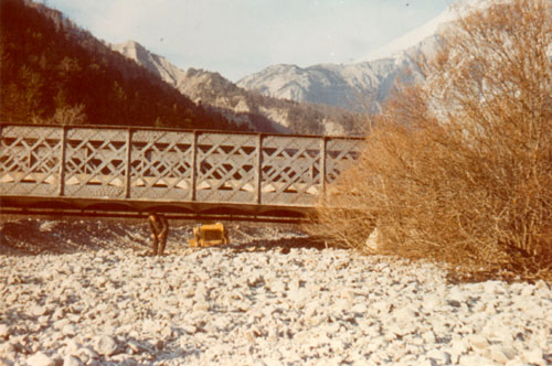 Le pont du Serres avant currage