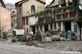 Dégâts boulevard Rouvier à Breil-sur-Roya suite à la crue du 2 octobre 2020 - tempête Alex