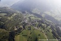 Vue arienne des plages de dpt et du village du Chtelard (Savoie)