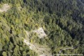 Niche d'arrachement du glissement de terrain de 1970 au Chtelard (Savoie)