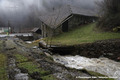 Crue du ruisseau du Taillou à Crêts en Belledonne suite au passage de la tempête Eleanor
