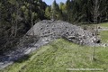 Partie aval du glissement de terrain parti de la commune de Samons (Esserafond)