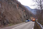 Eboulement sur la N91 entre le Page de Vizille et les Ruines de Schilienne