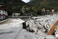 Tyrolienne sur le Boréon après la crue du 2 octobre 2020 - tempête Alex