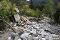 Une habitation détruite promenade Vincent Paschetta par la crue du 2 octobre 2020 - tempête Alex