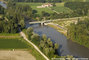 Vue aérienne de l'Isère