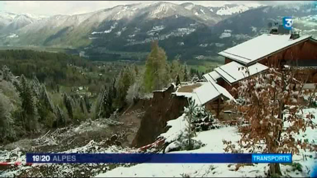 Forte inquiétude après un nouvel éboulement à Samoëns, en Haute-Savoie