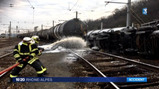Rhône : déraillement d'un train, 20 tonnes de bioéthanol répandues