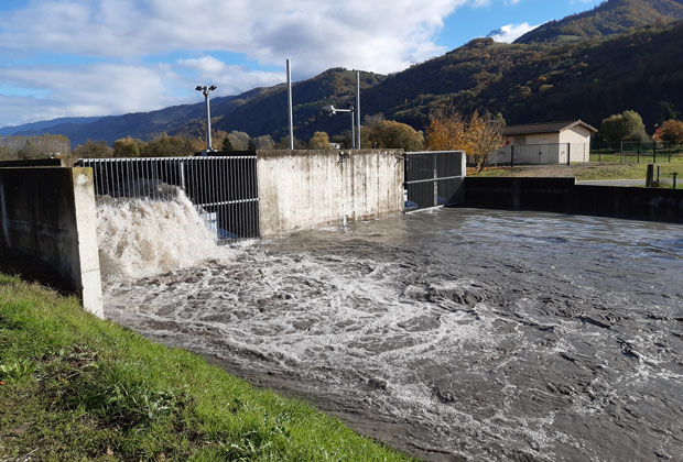 la station de pompage de Cheminade à Gières