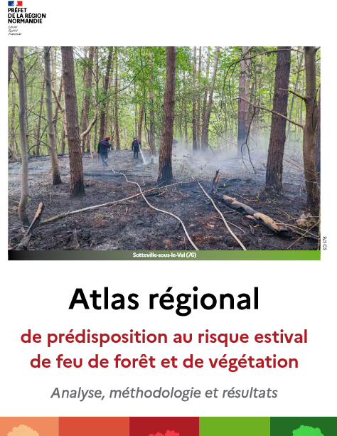 Atlas rgional de prdisposition au risque estival de feu de fort et de vgtation / Normandie