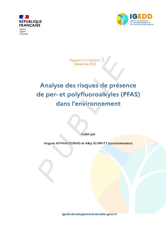 Analyse des risques de présence de per- et polyfluoroalkyles (PFAS) dans l'environnement