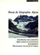 Revue de Gographie Alpine