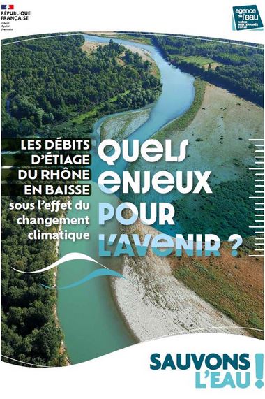 Les débits d’étiage du Rhône en baisse sous l’effet du changement climatique