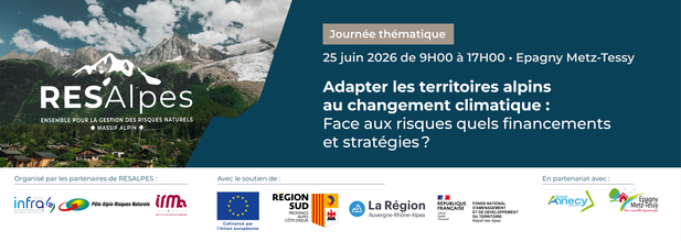 Journ�e Th�matique #3 : Adapter les territoires alpins au changement climatique : Face aux risques quels financements et strat�gies ?