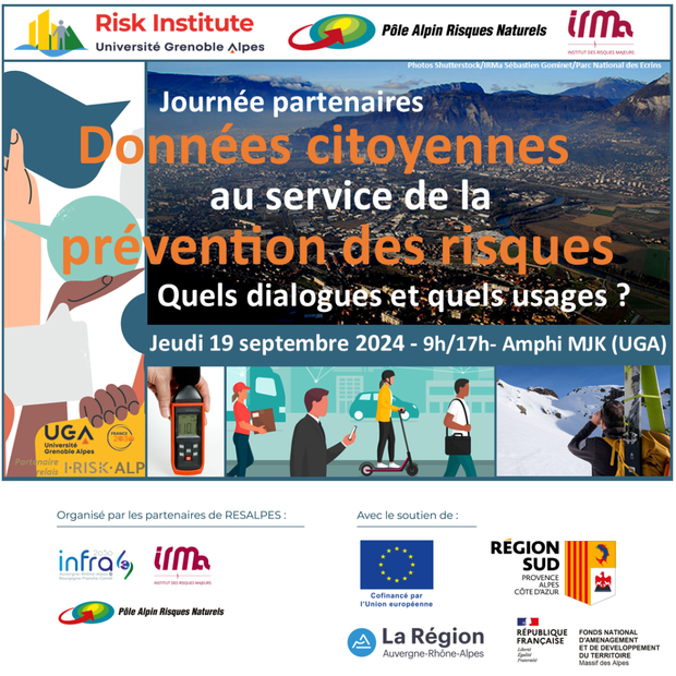 Journ�e partenaires � Donn�es citoyennes au service de la pr�vention des risques