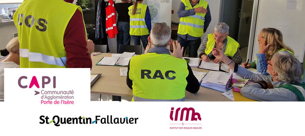 Exercice PCS sur table  SAINT QUENTIN FALLAVIER (Isre - 38)