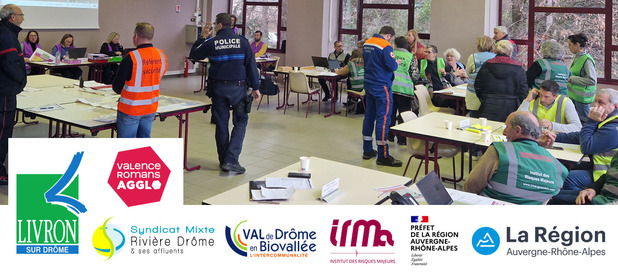 Exercice PCS interservices à Livron-sur-Drôme (Drôme - 26)