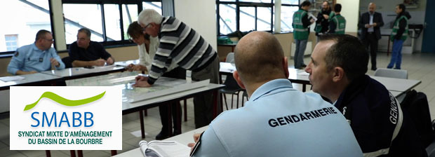 Exercice PCS intercommunal à SAINT-CLAIR-DE-LA-TOUR et SAINT-ANDRE-LE-GAZ (Isère - 38)