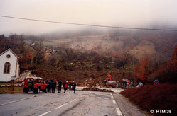 Commmoration du glissement de terrain de la Salle-en-Beaumont (Isre)