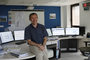 Alain Gautheron, chef du Service de prvision des crues Alpes du Nord  IRMa / S. Gominet