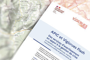Capture d'cran du site https://apic-pro.meteofrance.fr