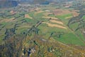 Vue aérienne du plateau de Sinard et de la combe du Mas à Avignonet