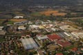 Vue aérienne de la zone industrielle de Domène