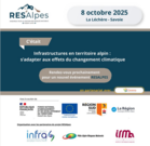 8 et 9 octobre 2025 : Deux journes riches dchanges et de partages dexpriences autour dun sujet plus que jamais dactualit : comment adapter nos infrastructures alpines aux effets du changement climatique ?

1️⃣ Le 8 octobre, la journe dtude a permis, aux cinquante participants, de croiser les regards dexperts, de gestionnaires et dacteurs de terrain autour de quatre grands axes :
-la comprhension des volutions climatiques dans les Alpes,
-lvolution des alas et des charges  prendre en compte,
-la vulnrabilit des infrastructures,
-et les stratgies dadaptation envisages.

Avec BERNARD AIRENTI (Institut des Risques Majeurs) - Pascal Hagenmuller (Mto-France)- @Franois Nicot (Universit Savoie Mont Blanc) - Florence Marchon (PARN) - Fabrice ROJAT (Cerema) - @Christophe Corona (CNRS) - Gal Lamberthod - Rmy Martin (ONF-RTM) - Nathalie BERENGER (Cerema)
- @David Favre (DIR Centre-Est-SREI de Chambry) - christophe reinert (ENEDIS) - Justine PONS et Pauline Boch (APTV) - Muriel Lagarde (SNCF Rseau).

Au cur des changes : des clairages concrets sur la faon dont les infrastructures peuvent  et doivent  voluer pour rester rsilientes face aux nouveaux risques.

2️⃣Le 9 octobre, la visite du site de Notre-Dame de Brianon est venue illustrer les changes des 20 participants par un cas concret, avec un retour dexprience sur les crues de novembre 2023. 
Aux cts du service RTM, de lAPTV et ENEDIS, les participants ont pu observer sur le terrain les traces des inondations et ont pu changer sur les actions de rsilience engages par les acteurs locaux.

Ces deux journes, organises dans le cadre du projet RESAlpes (port par infra2050  Ple Alpin Risques Naturels (PARN) Institut des Risques Majeurs), en partenariat avec le Cerema, ont permis de renforcer le dialogue entre acteurs du territoire et de partager des retours dexprience essentiels pour btir des infrastructures plus durables et adaptes aux ralits climatiques  venir.

Merci  la Mairie de La Lechere pour son accueil et son maire @dominique Colliard mais aussi la Communaut de Communes des Valles d'Aigueblanche 

une journe co-corganise grce  l'nergie de Guilhem DUPUIS (IRMa)- Olivier CARTIER-MOULIN (PARN) - Margaux Claude (INFRA 2050).

----------------------------------------------------------------------------------
Avec le soutien de : 
L'Union Europenne (UE) (PO FEDER Massif des Alpes)
Rgion Sud - Provence-Alpes-Cte d'Azur
Rgion Auvergne-Rhne-Alpes
le commissariat de Massif des Alpes

L'Europe s'engage en Rgion Sud
Fonds europen de dveloppement rgional (FEDER)
ANCT - Agence nationale de la cohsion des territoires