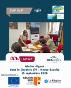 Le 15 septembre 2026, l�RMa, avec l�appui de France Digues, a organis� un exercice de gestion des digues pour le SIAC Chablais. 

Face � un sc�nario d�inondation touchant plusieurs syst�mes d�endiguement, l�exercice a donn� l'occasion de tester l�organisation, les proc�dures et la coordination entre le SIAC, les communes et les acteurs de la gestion de crise.

Il a �galement permis d�identifier plusieurs pistes d�am�lioration pour renforcer la pr�paration face au risque inondation.


Cette action s�inscrit dans le projet CAP-ALP, port� par l�IRMa avec le soutien de  l'Union europ�enne
(PO FEDER - Massif des Alpes), de la R�gion Sud et de la R�gion Auvergne-Rh�ne-Alpes. 

En partenariat avec France Digues et le SIAC Chablais.

