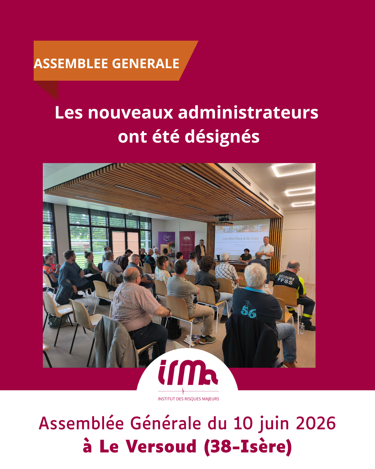 Assembl�e G�n�rale de l�IRMa du Mercredi 10 juin 2026