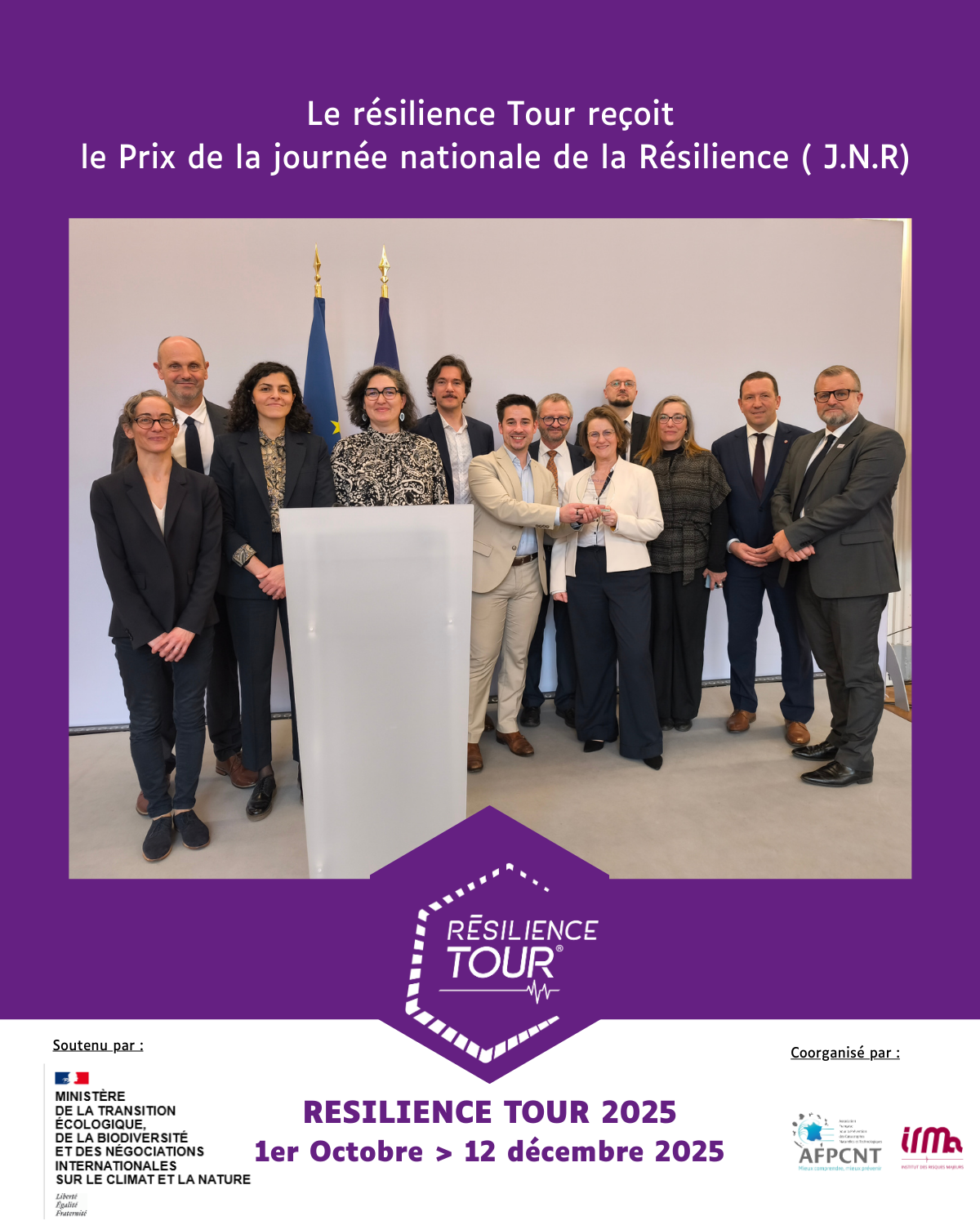 Le R�silience Tour 2025 r�compens� par un prix national !
