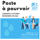 Nous recherchons un(e) Ing�nieur(e) charg�(e) d��tudes ressource en eau.   Rattach�(e) � la responsable de structure, vous assurerez la mise en �uvre du Plan Eau Arly, � plusieurs niveaux :

    l�animation globale du Plan eau et de son comit� pilotage, la concertation avec les groupes d�usagers de l�eau du territoire et partenaires du programme,
    le suivi de l��tude de d�finition du Plan Eau Arly (en cours),
    le pilotage et suivi du programme, au niveau administratif, technique et financier,
    la mise en �uvre des actions du programme : conduite de projet des actions.

Vous serez le r�f�rent ressource en eau de l��quipe. Dans le cadre des missions de maitrise d�ouvrage, vous assurerez la conduite de ces projets de A � Z :

     La conduite administrative des op�rations, par la r�daction des pi�ces techniques (cahiers des charges, dossiers de consultation des entreprises, demandes de subventions, dossier r�glementaire, bon de commandes et suivi facturation, �) en lien avec la r�f�rente administrative,
    La conduite technique des op�rations : contr�le de la mise en �uvre par le prestataire, respect des cahiers des charges et des plannings.
    La conduite financi�re des prestations command�es : facturation, ex�cution budg�taire et perception des subventions, en lien avec la r�f�rente administrative et service finances,
    La concertation et n�gociation avec les acteurs locaux et les usagers,
    Reporting des op�rations : en r�unions de revues de projets, comit�s de pilotage, bureau et comit� syndical, comit� de bassin.
    Participer � la vie de la structure : r�union d��quipe hebdomadaire, travail avec les �lus r�f�rents, participation � la construction budg�taire, rapport d�activit�, �

Date limite de r�ception des candidatures : 23/04/2026



