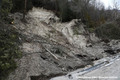 Glissement de terrain sur le coteau des Jayères à Claix - niche d'arrachement