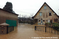 Crue du Garon à Givors le 2 décembre 2003 - inondation de la cité du Garon