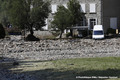 Crue du ruisseau de l'Holme - engravement des terrains en amont de l'hôtel de la Loire