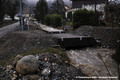 Crue torrentielle du ruisseau d'Hurtières à La Pierre suite à la tempête Eleanor