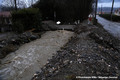 Crue torrentielle du ruisseau d'Hurtières à La Pierre suite à la tempête Eleanor