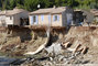 Inondations du Var - érosion des berges de la Nartuby