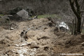 Glissement de terrain � Montselgues en Ard�che