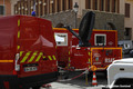 Crue de la Vésubie à Roquebillière - Poste de Commandement Opérationnel (PCO) place de la mairie